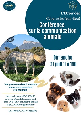 Conférence sur la communication animale à l'Etrier des Cabanelles